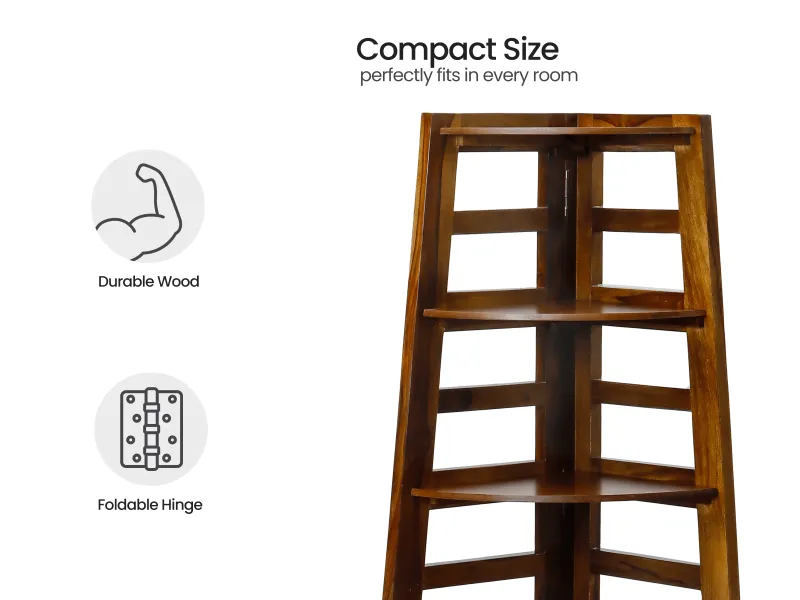 Alexa Study Table with Wooden Chair and Bookshelf